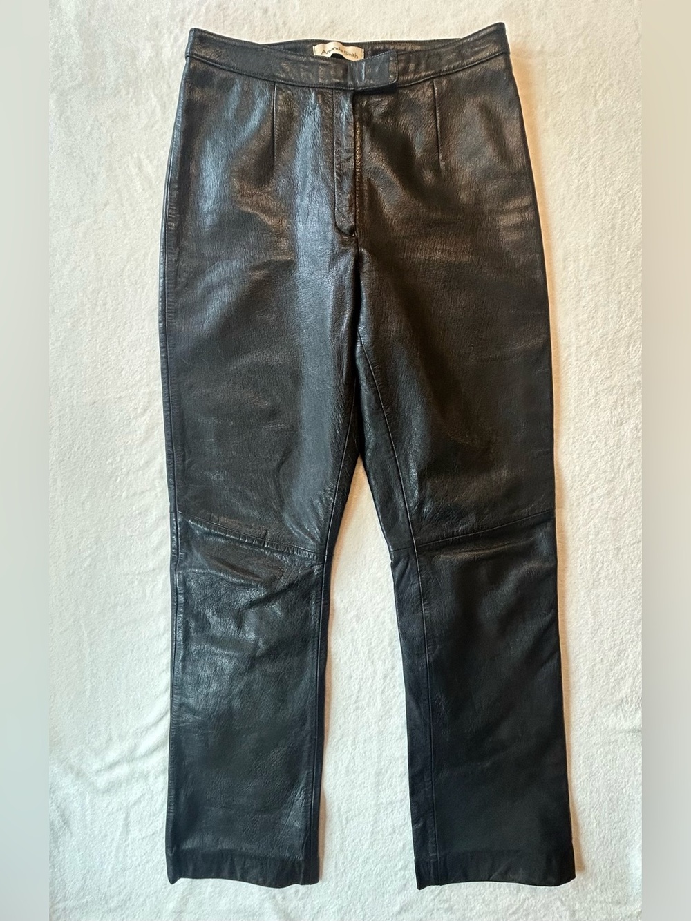 Amanda Smith 100% Genuine Leather Women’s Pants Size 6 Moto Grunge Rock